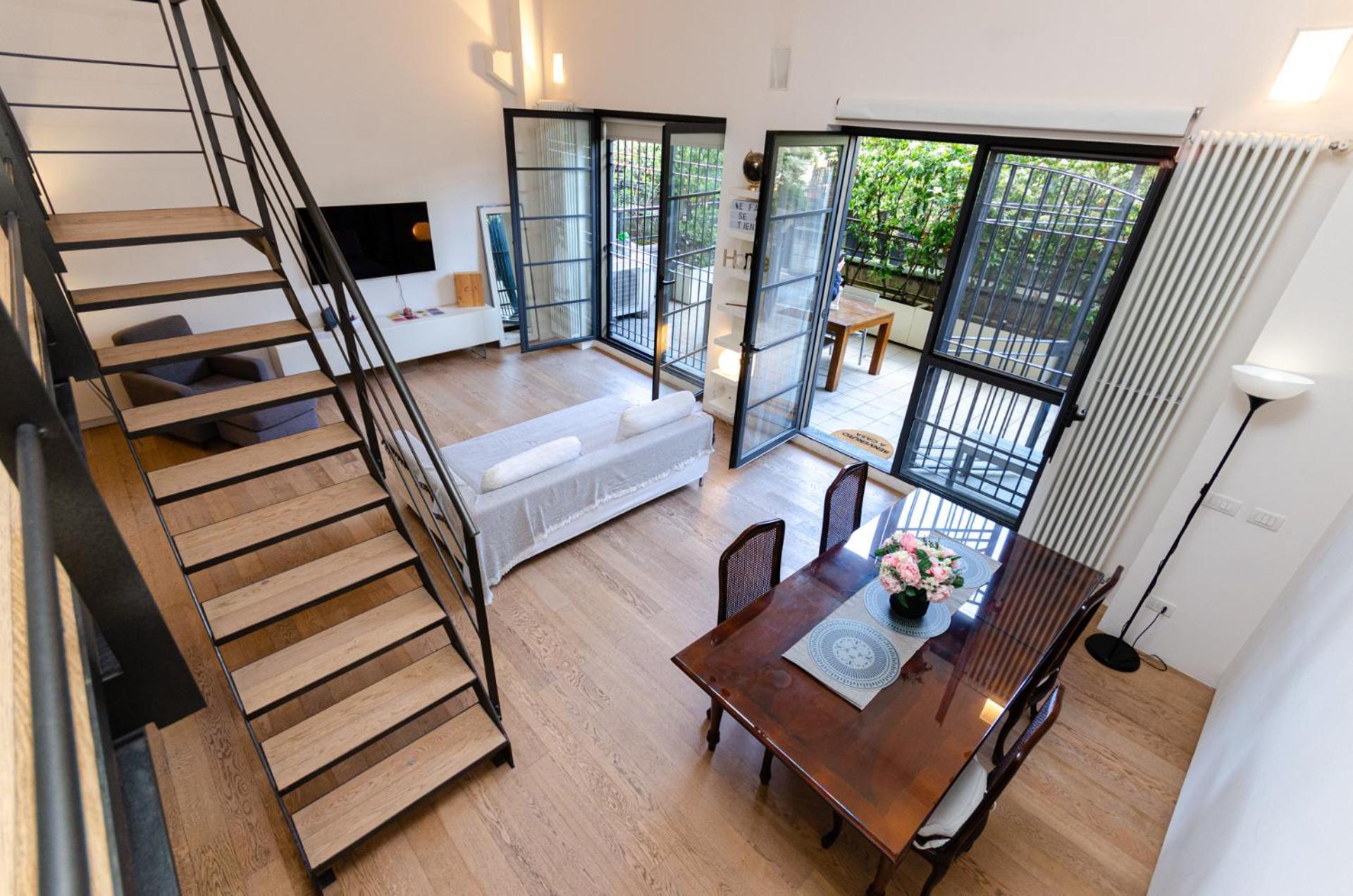 Vivimihome Loft Su Due Livelli Con Terrazzo Milán Exterior foto