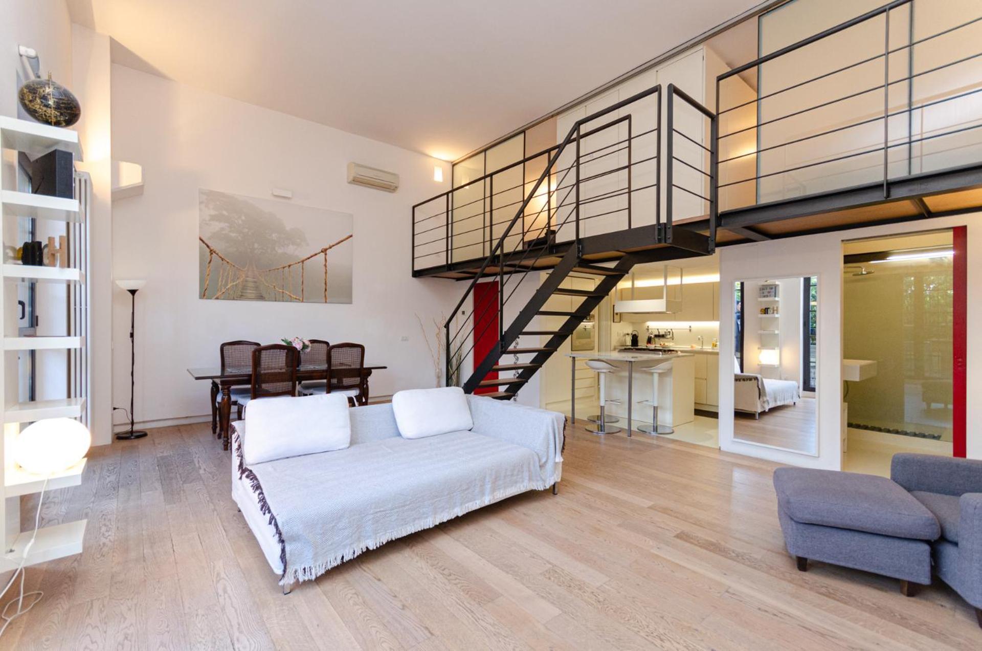 Vivimihome Loft Su Due Livelli Con Terrazzo Milán Exterior foto
